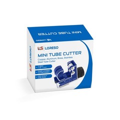 Mini Copper Pipe Tubing Cutter Tool &ndash; 1/8&Prime; to 1 (3-28mm) Mini, Blue