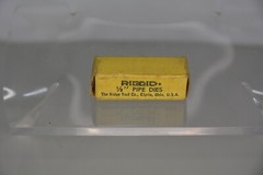 Ridgid 1/8&Prime; PIPE DIES, HIGH SPEED, Drop HEAD THR O-R OO-R, 11-R, 111-R 12-R