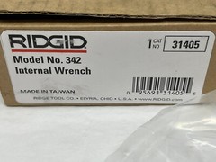 NEW Ridgid 31405 342 Internal Wrench 4 1/2&Prime;, 1&Prime; &ndash; 2&Prime; Pipe Capacity, 15/8 lbs