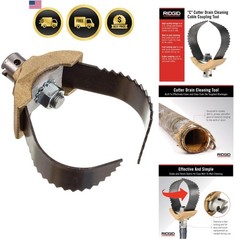 Model T-232 H-D 3&Prime; &ldquo;C&rdquo; Cutter Cable Coupling Drain Cleaning Tool