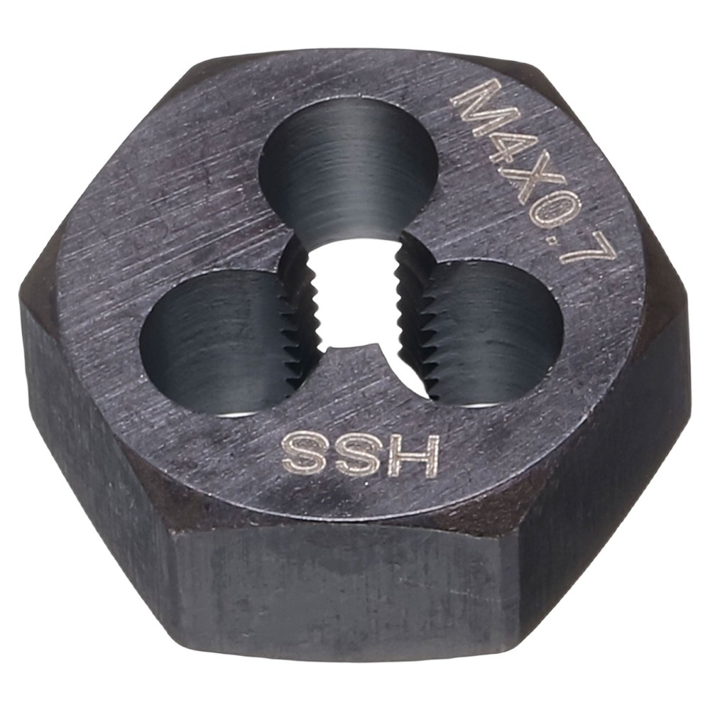 HSS M4 x 0.7 Metric Machine Thread Hex Die Right Hand High Speed Steel