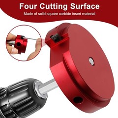 PPR400 PVC Pipe Reamer 4 Inch Head Aluminum 3/8-Inch Hex Shaft for Water Lines