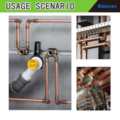 Pipe Press Tool for Copper PEX Crimping Fittings, 11 Dies, Plumbing