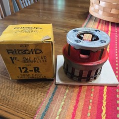 Ridgid 1&Prime; Die Head Complete for 12-R Drop Head Pipe Threader, New Old Stock