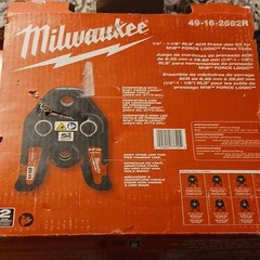 Milwaukee 49-16-2662R Press Tool Jaw Kit for ACR RLS, 1/4&Prime;-3/4&Prime;, Carrying Case