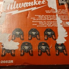 Milwaukee 49-16-2662R Press Tool Jaw Kit for ACR RLS, 1/4&Prime;-3/4&Prime;, Carrying Case
