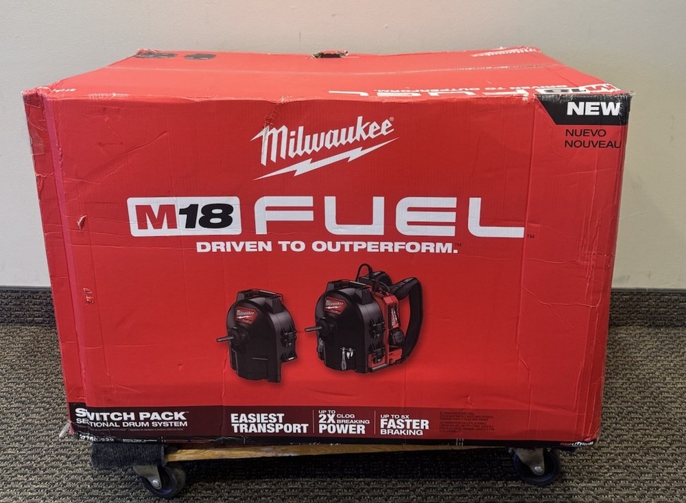 Milwaukee Tool 2775C-222 M18 Fuel Switch Pack Sectional Drum Machine W/1/2 In