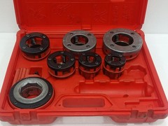 SUPER EGO DIE HEAD SET BSPT/BSP PIPE THREADING DIES&ndash;1/4&Prime; TO 2&Prime;,MADE IN SPAIN