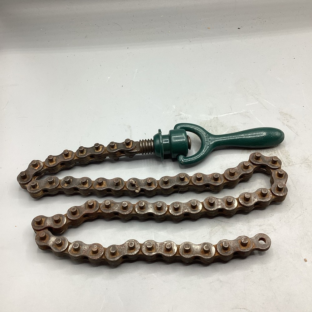 Used Greenlee Chain Puller 37&Prime; Lever Hoist Hand Operated With Handle