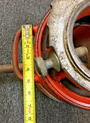Ridgid 4P-A 2 1/2&Prime; to 4&Prime; Pipe Threader, With 2 1/2 Blades, Super Heavy Duty, USA