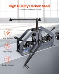 VEVOR Tube Roller Bender Max 1-1/2&Prime; Manual Tube Pipe Roller Bender with 6 Dies