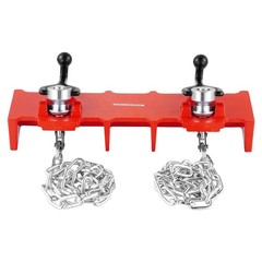1/2&Prime; to 8&Prime; Pipe Welding Vise with Dual Chains & Crank, Heavy-Duty Cast Iron