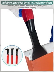 3-Piece Hand Seamers Sheet Metal Tools Straight, 45&deg; & 90&deg; Hand Sheet metal B&hellip;