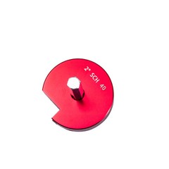 RED 6pcs Pipe Fitting Reamer Kit For 1/2&Prime; drills PVC Pipe Reamer Tool Durable