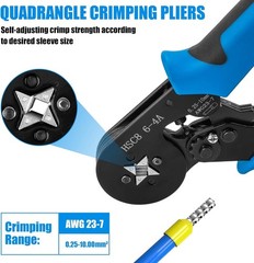 Ferrule Crimping Tool Kit with 1800PCS Wire Ferrules Kit Wire End Terminals & Cr