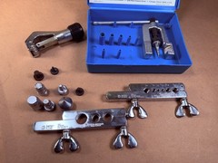 Vintage Gould Imperial Eastman Tubing Flaring & Swagging Tool Kit Case USA 45&deg;