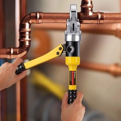 Anbull Hydraulic Copper Tube Crimping Tool,Copper Pipe Fittings Yellow
