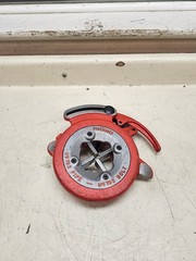 Ridgid 815A Self-Opening Die Head Pipe Threader w/ 1/8&Prime; NPT HS / SS Dies Used