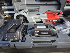 RIDGID 760 FXP 12-r Power Drive Tool Kit with 8ah Battery and Charger