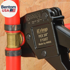 IWS-1807CN PEX Crimping Tool Kit with PEX Crimpers, PEX Tubing Cutter, Copper Ri