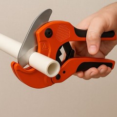 PVC Pipe Cutter 1-5/8&rdquo; Heavy Duty Ratcheting Tool for Plastic PEX &ndash; Bates Choice