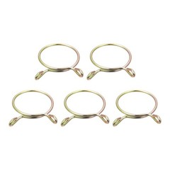 Fuel Line Hose Clips, 5pcs 30mm 65Mn Steel Tubing Spring Clamps