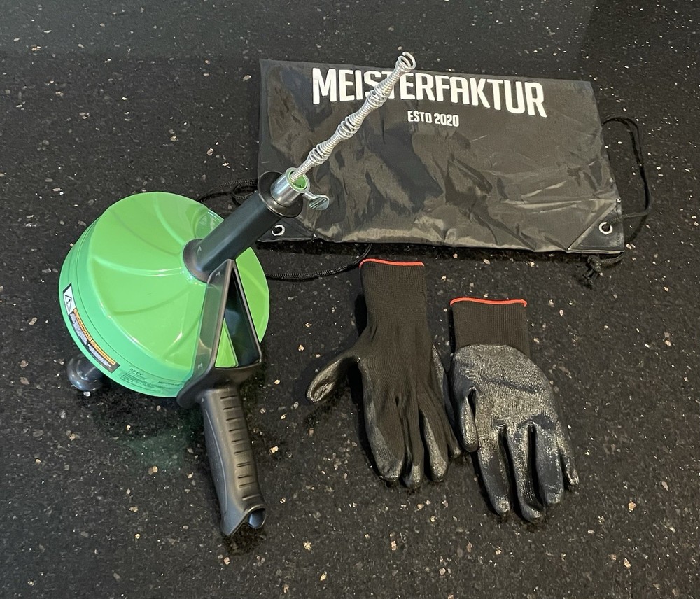 MEISTERFAKTUR Drain Snake 35FT With Drill Attachment &ndash; For Sink And Drain