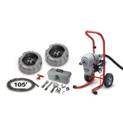 Ridgid 23712 K-1500A SE Sectional Drain Cleaner w/ A-1 Mitt, 0.75 HP, C-11 Cable