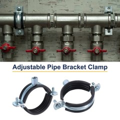 6 Pcs Split Ring Pipe Hanger, 63mm/2.5inch Adjustable Pipe Bracket Clamp