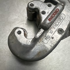 Ridgid No. 15 3/16 to 1-1/8 O.D. Tubing Cutter. Made in USA