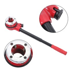 6Pack 1/4&Prime; to 1-1/4&Prime; NPT Manual Ratchet Pipe Thread Pipe Reel W/ Rachet Handle