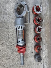 Ridgid 700 Pipe Threader Threading Machine & 12R Die Set 1/2 to 2 inch Nice BG1
