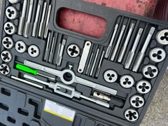 PITTSBURGH 40pc. Carbon Steel SAE Tap and Die Set with Case &ndash; Model #62831