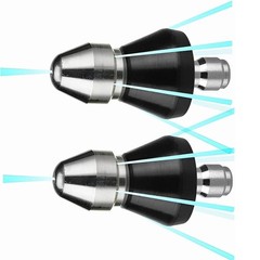 Sewer Cleaning Tool High-Pressure Nozzle, 2 Pack Sewer Jetter Kit For Pressure