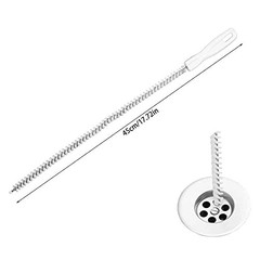 2-Piece Flexible Drain Brush Sink Unblocker Elastic Hose Pipe Straw Cleaning &hellip;