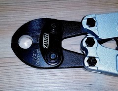 NEW WITH INSTRUCTIONS QCRT3TN ZURN 1/2&Prime; PEX CRIMP/COMPRESS CRIMPING TOOL QCRT-3T