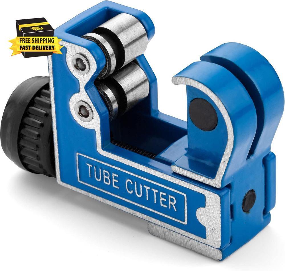 Copper Pipe Tubing Cutter &ndash; Mini Tube Cutter for 1/8&Prime; 1/4&Prime; 1/2&Prime; to 1 1/8&Prime; Inches