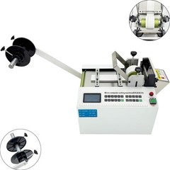 110V Automatic Microcomputer Pipe Cutter Plastic Tube PE Hose Cutting Machine