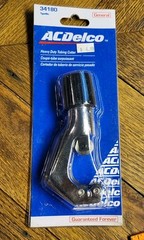 ACDelco Tool 34180 ~ Heavy Duty tubing Cutter NOS On Card Rare