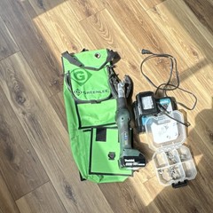 Greenlee Crimping Tool Kit with Battery, Charger, Carrying Bag, Crimping Dies