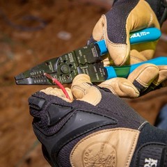 Klein Tools 1010 8-Inch Multi-Purpose Electrician Tool, Wire Crimper, Made in US