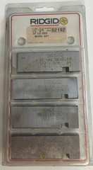 Ridgid 52192 1/2 &ndash; 3/4 Bevel Set High Speed Pipe Threader Dies