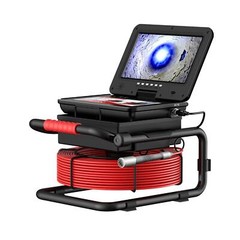 Sewer Drain Inspection Camera Pipe Endoscope 30M Meter Counter 10&Prime; Video Camera