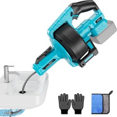 Cordless Drain Auger for Makita 18V Battery: Efficient 610 RPM Plumbing Snake Dr