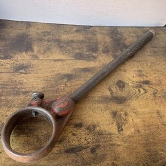 Ridgid 12-R D-286 Pipe Threader Die Head Ratchet & Handle Excellent Condition