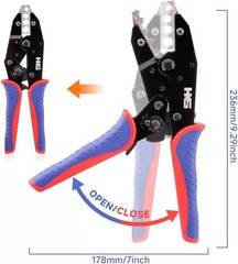 Coaxial Crimping Tool for RG Type Cable -RG5,6,55U,71,142,302,307,400 BNC 3D-2V,