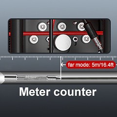 50M Drain Sewer Camera Inspection Camera Counter 512HZ Self leveling 7mm Cable