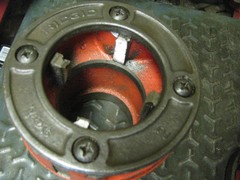 Ridgid 12R 2&Prime; Die Head Ratchet Hand Pipe Threader 700 Power Drive