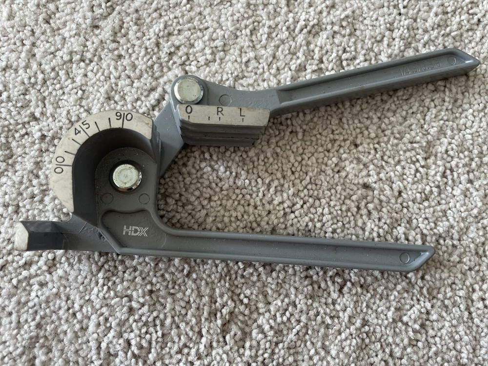 New HDX Lever Style Tube Bender Bends &frac14;&rdquo; &ndash; 3/8&rdquo; #1000 012 503