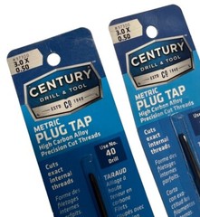 Century Drill & Tool 97300, 3.0 x 0.50 Metric Plug Tap (LOT OF 2) **SALE**